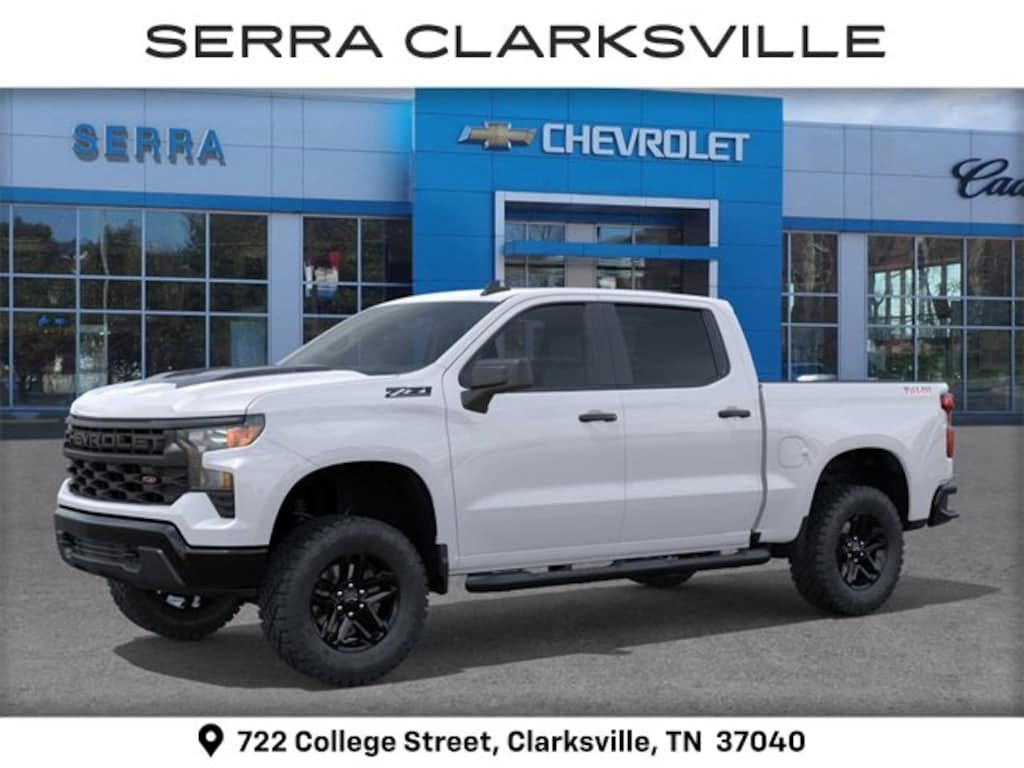 New 2026 Chevrolet Silverado 1500 Custom Trail Boss Truck Crew Cab