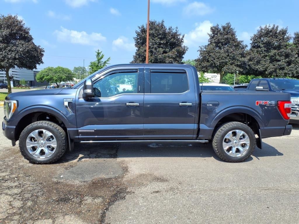 Used 2022 Ford F-150 Platinum with VIN 1FTFW1ED9NFA00383 for sale in Farmington, MI