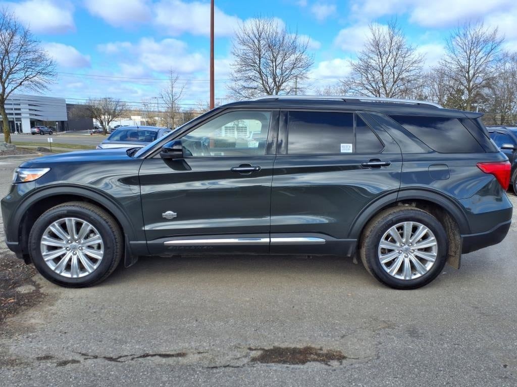 Used 2022 Ford Explorer King Ranch with VIN 1FM5K8LC1NGB15673 for sale in Farmington, MI