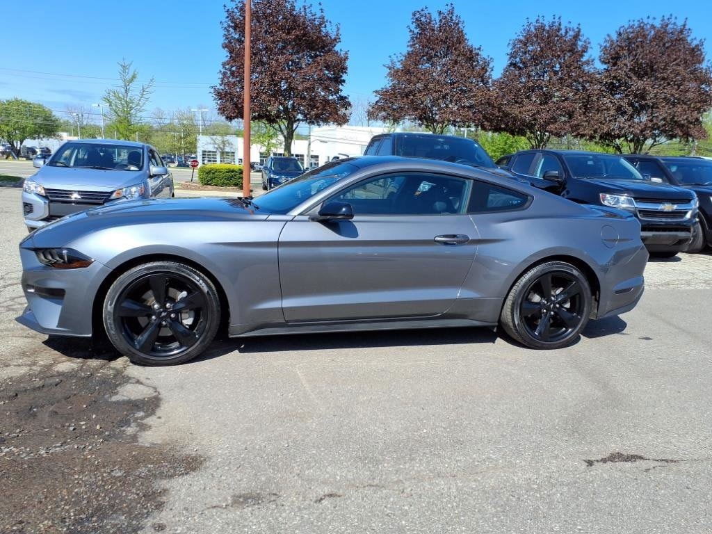 Used 2022 Ford Mustang EcoBoost with VIN 1FA6P8TH1N5143609 for sale in Farmington, MI