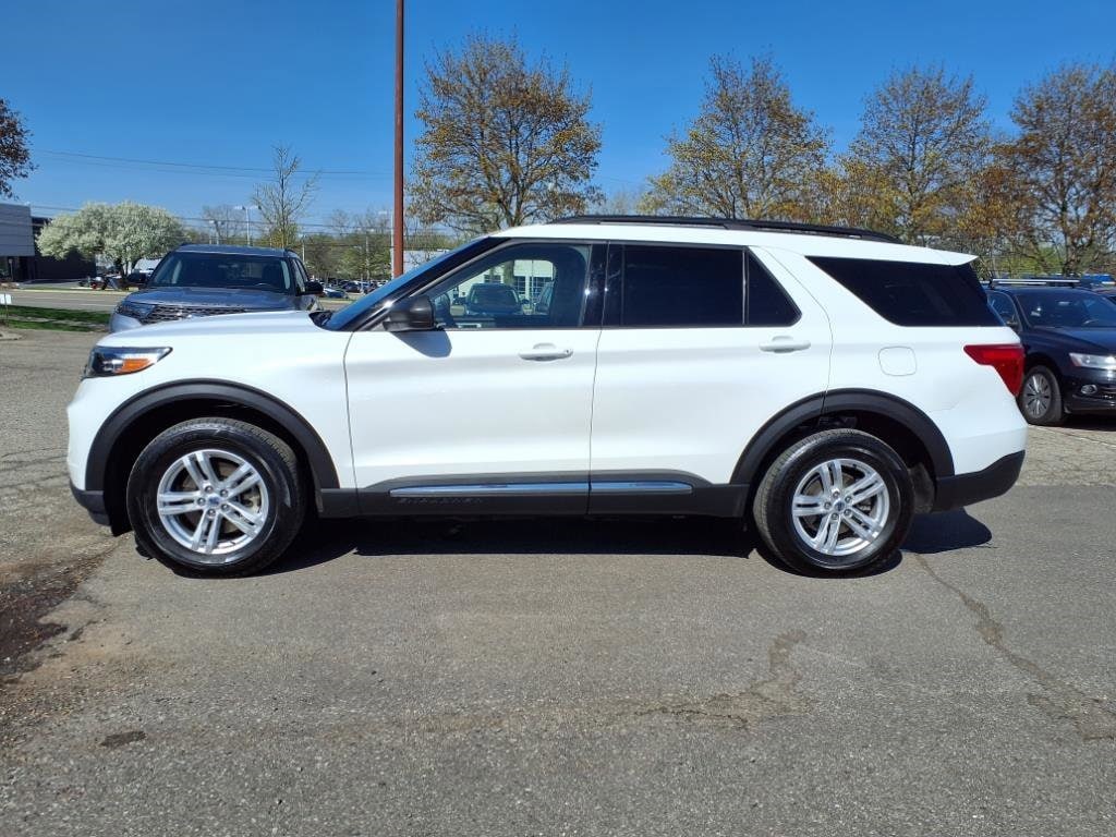 Used 2023 Ford Explorer XLT with VIN 1FMSK8DH6PGA46897 for sale in Farmington, MI