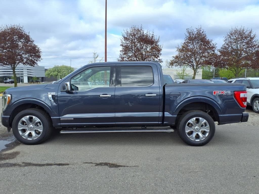 Used 2022 Ford F-150 Platinum with VIN 1FTFW1ED3NFB00396 for sale in Farmington, MI