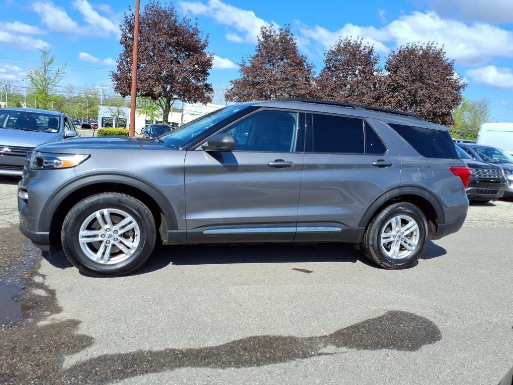 Used 2023 Ford Explorer XLT with VIN 1FMSK8DH0PGB55100 for sale in Farmington, MI