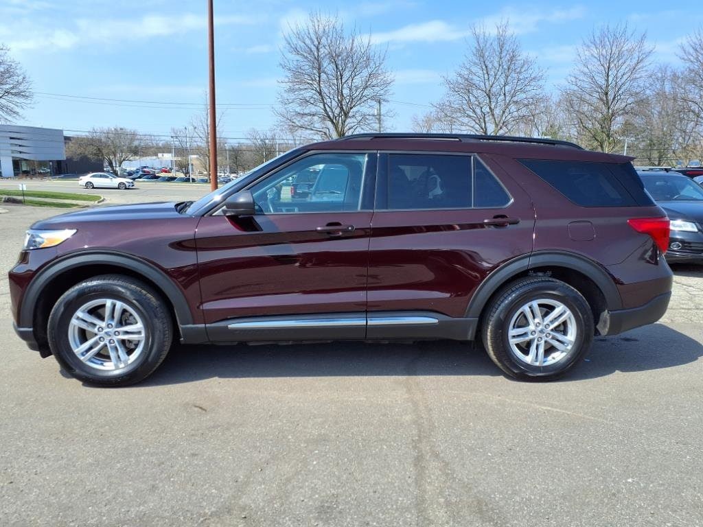 Used 2022 Ford Explorer XLT with VIN 1FMSK8DHXNGC26817 for sale in Farmington, MI