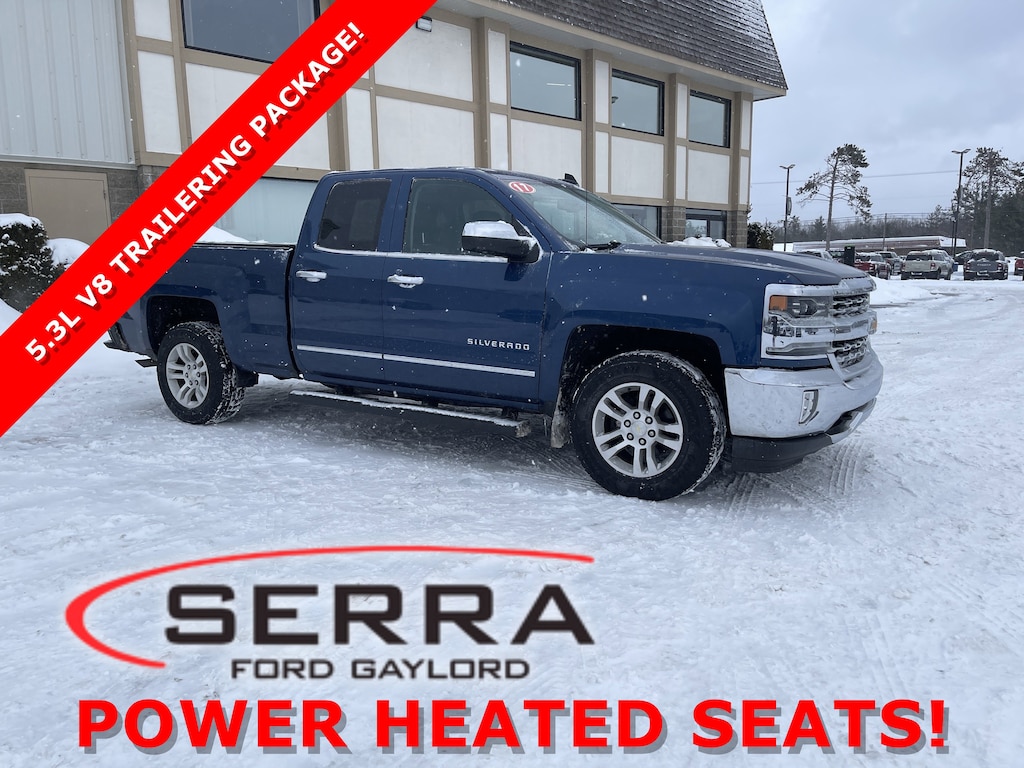 Used 2017 Chevrolet Silverado 1500 LTZ 4WD Double Cab 143.5 LTZ w/1LZ