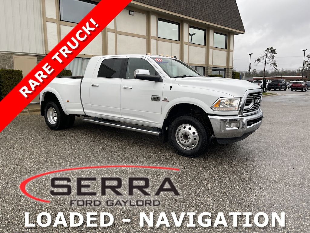 Used 2017 Ram 3500 Laramie Longhorn Laramie Longhorn 4x4 Mega Cab 64 Box