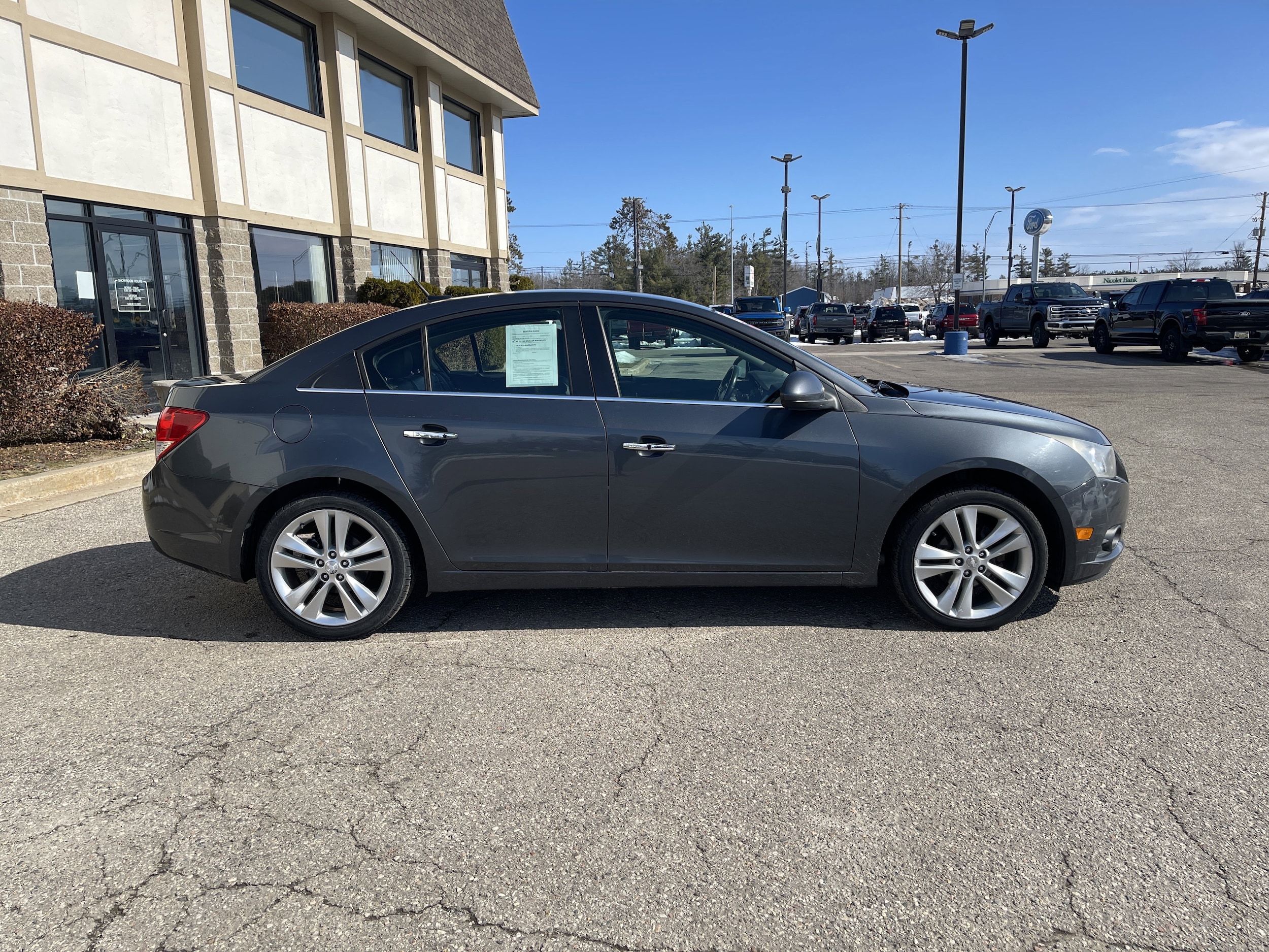 Used 2013 Chevrolet Cruze LTZ with VIN 1G1PG5SB4D7102333 for sale in Gaylord, MI