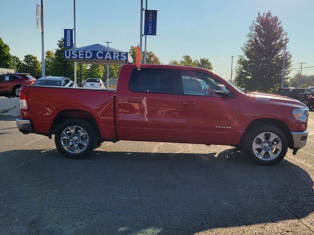 Certified 2022 RAM Ram 1500 Pickup Big Horn/Lone Star with VIN 1C6SRFFT7NN145024 for sale in Kalkaska, MI