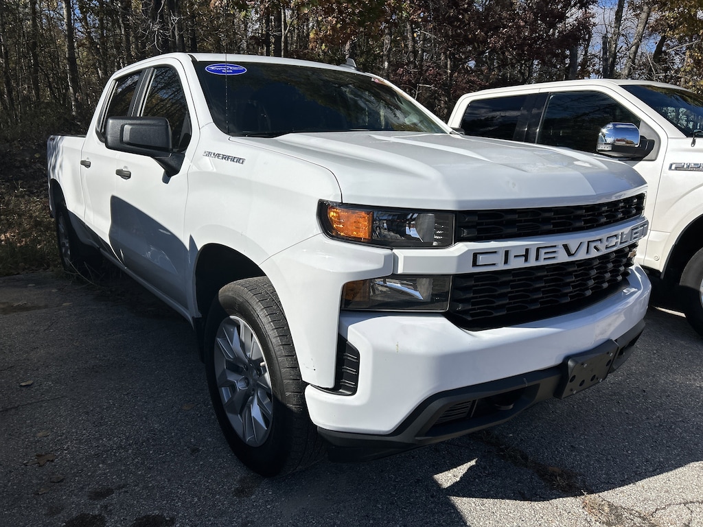 Certified 2021 Chevrolet Silverado 1500 Custom 4WD Crew Cab 147 Custom