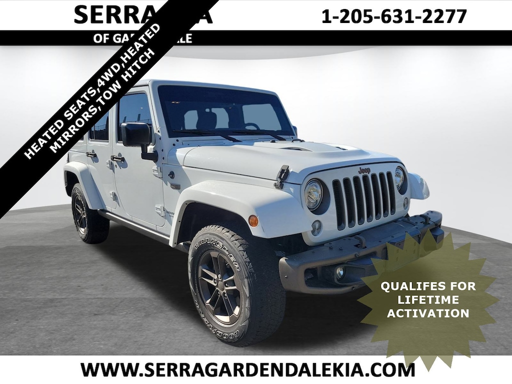 Used 2017 Jeep Wrangler JK Unlimited Sahara 4x4 SUV