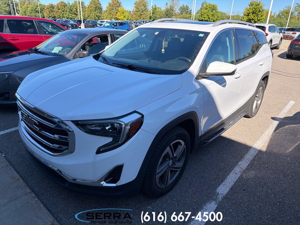 Used 2018 GMC Terrain SLT with VIN 3GKALVEV8JL193035 for sale in Grandville, MI
