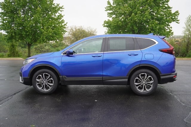 Certified 2022 Honda CR-V EX-L with VIN 7FARW2H81NE017592 for sale in Grandville, MI