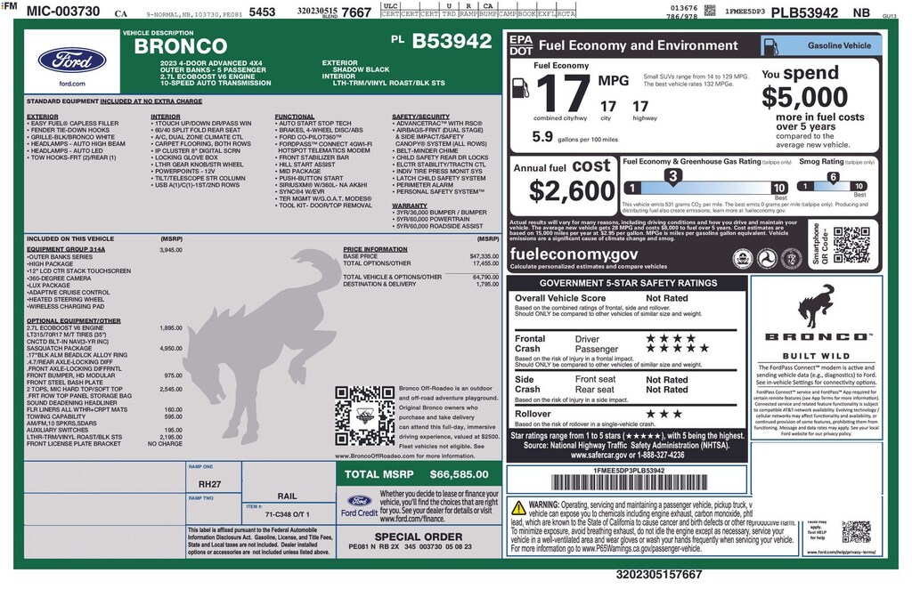 Certified 2023 Ford
