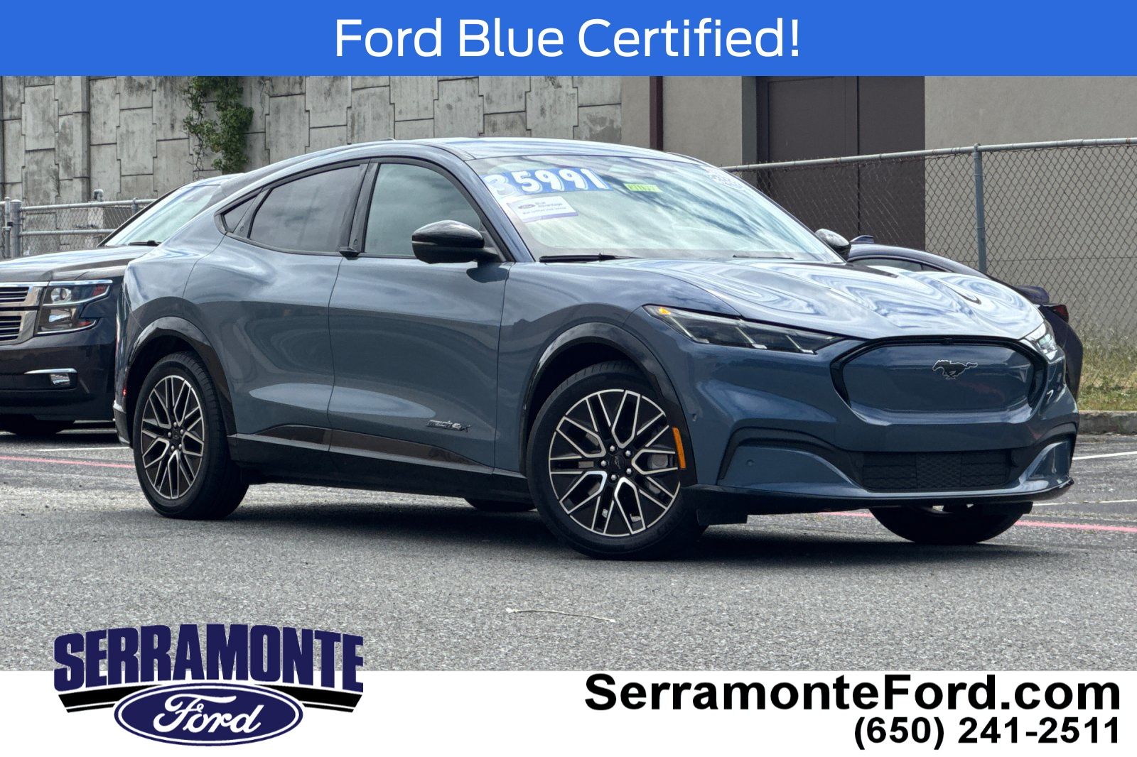 Certified 2024 Ford Mustang Mach-E Premium AWD with VIN 3FMTK3SU5RMA10358 for sale in Colma, CA