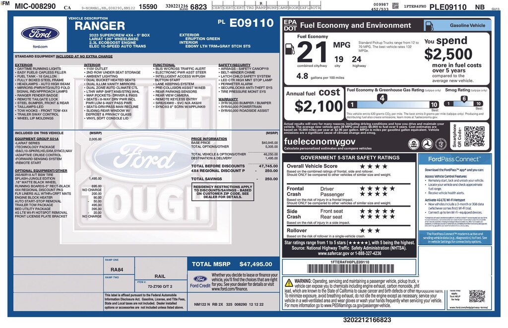 Certified 2023 Ford