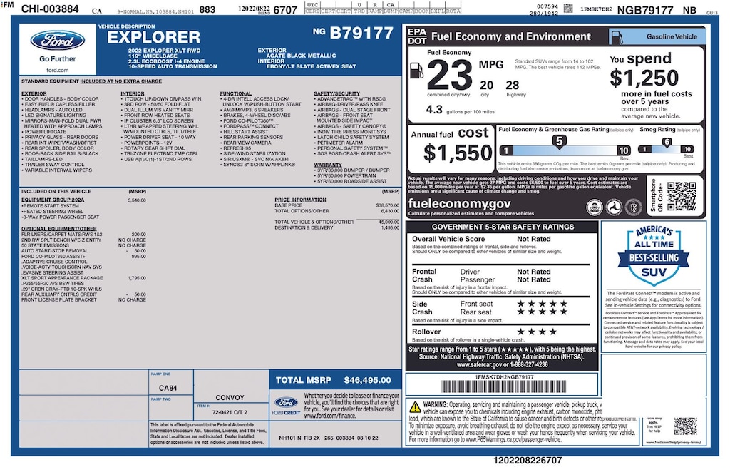 Certified 2022 Ford