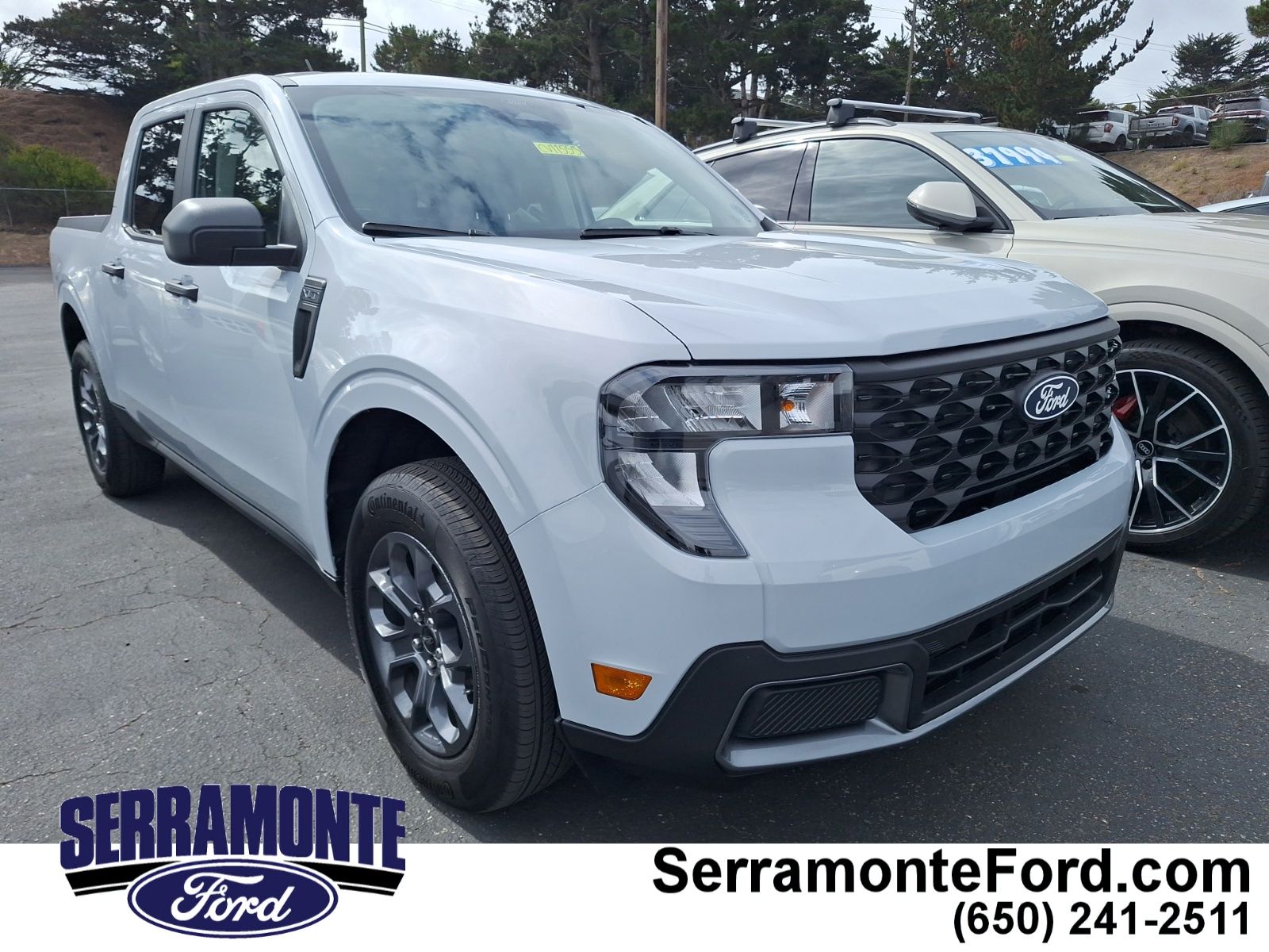 Space White Metallic 2026 Ford Maverick Pickup Truck Front-Wheel Drive Continuously Variable Transmission
