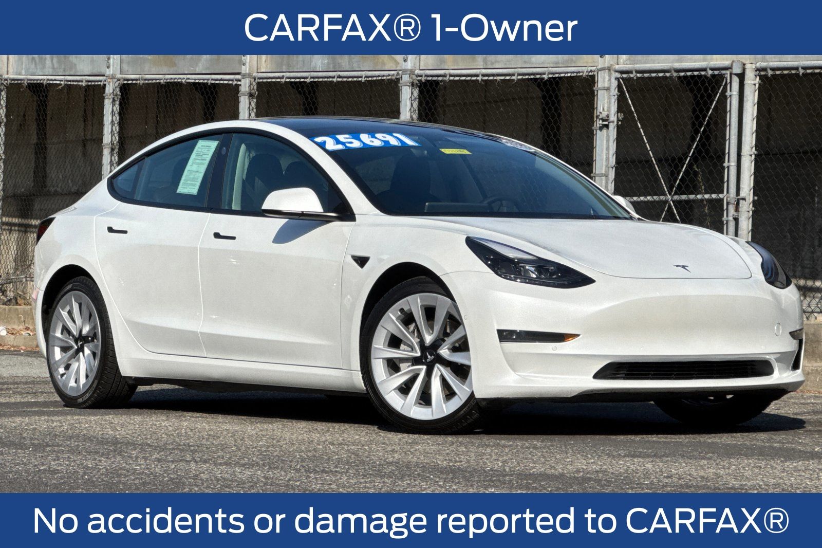 Used 2022 Tesla Model 3 Long Range with VIN 5YJ3E1EB2NF200689 for sale in Colma, CA