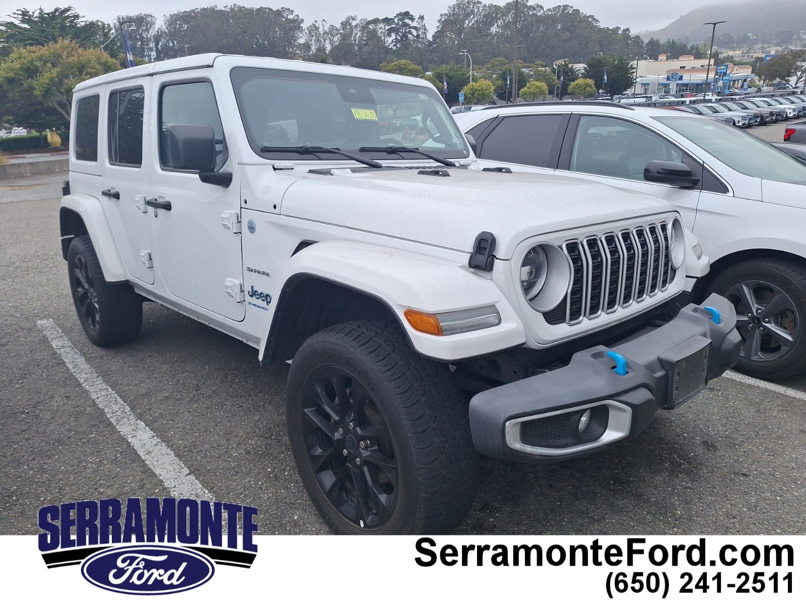 Bright White 2024 Jeep Wrangler 4xe SUV / Crossover Four-Wheel Drive 8-Speed Automatic