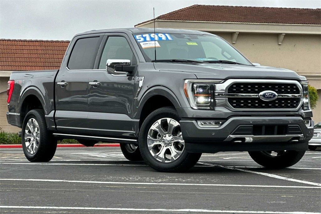 Certified 2023 Ford F-150 Platinum with VIN 1FTFW1E8XPFB71486 for sale in Colma, CA