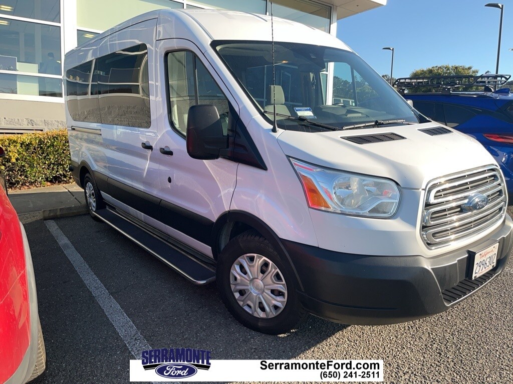Used 2019 Ford Transit-350 XLT /15 Passenger Seat Wagon Medium Roof Passenger Van