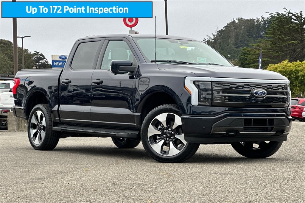Certified 2022 Ford F-150 Lightning Platinum with VIN 1FT6W1EV2NWG02793 for sale in Colma, CA