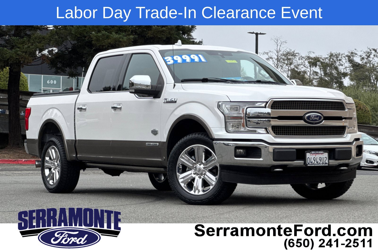 Oxford White 2018 Ford F-150 Pickup Truck Four-Wheel Drive Automatic