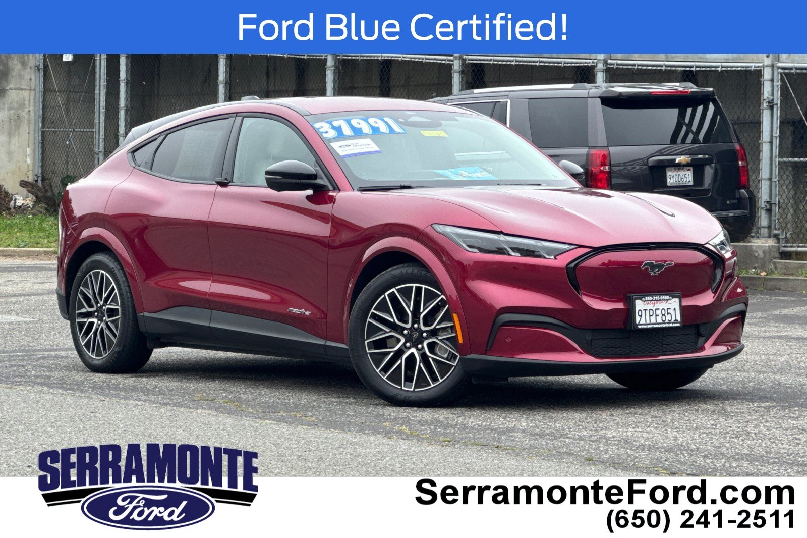 Certified 2025 Ford Mustang Mach-E Premium RWD with VIN 3FMTK3R49SMA11959 for sale in Colma, CA