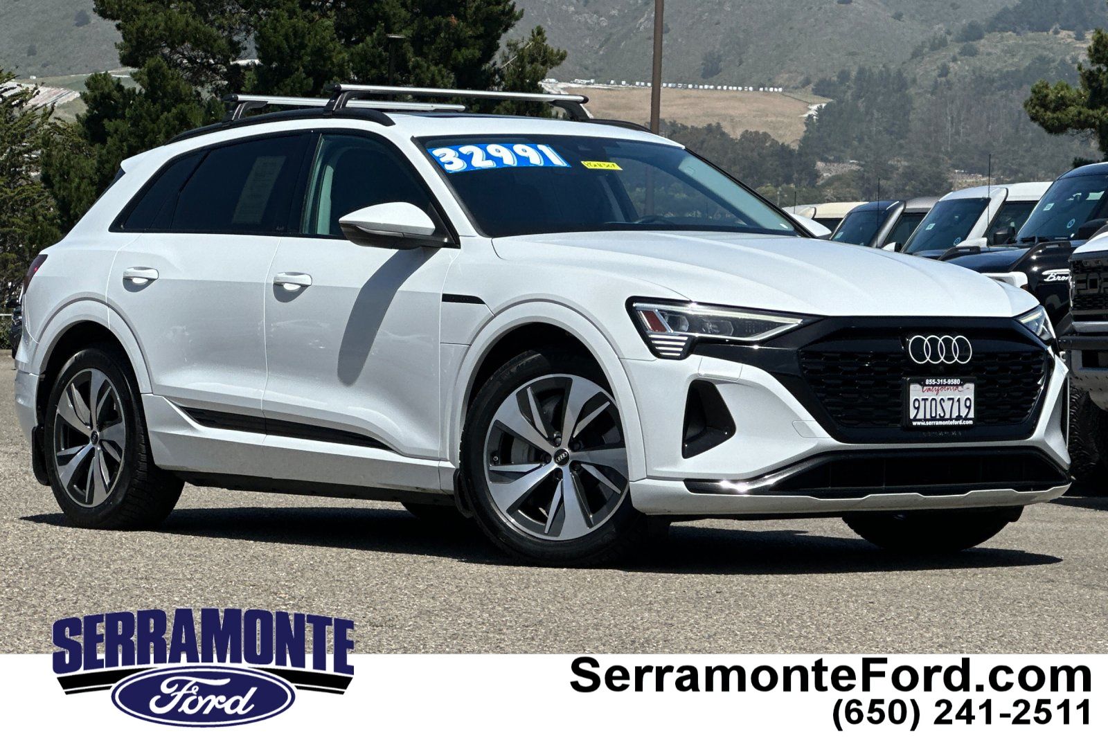 Glacier White 2024 Audi Q8 e-tron quattro Premium AWD SUV / Crossover All-Wheel Drive Automatic