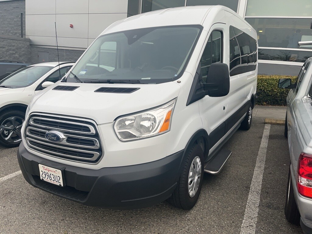 Used 2019 Ford Transit-350 XLT /15 Passenger Seat Wagon Medium Roof Passenger Van