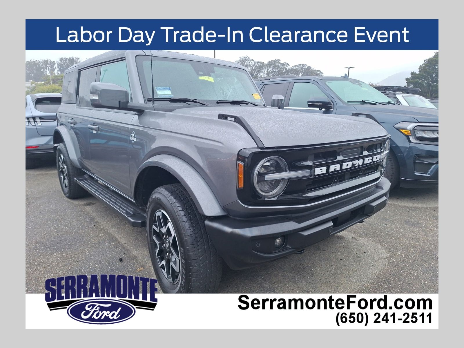 Carbonized Gray Metallic 2024 Ford Bronco SUV / Crossover Four-Wheel Drive Automatic
