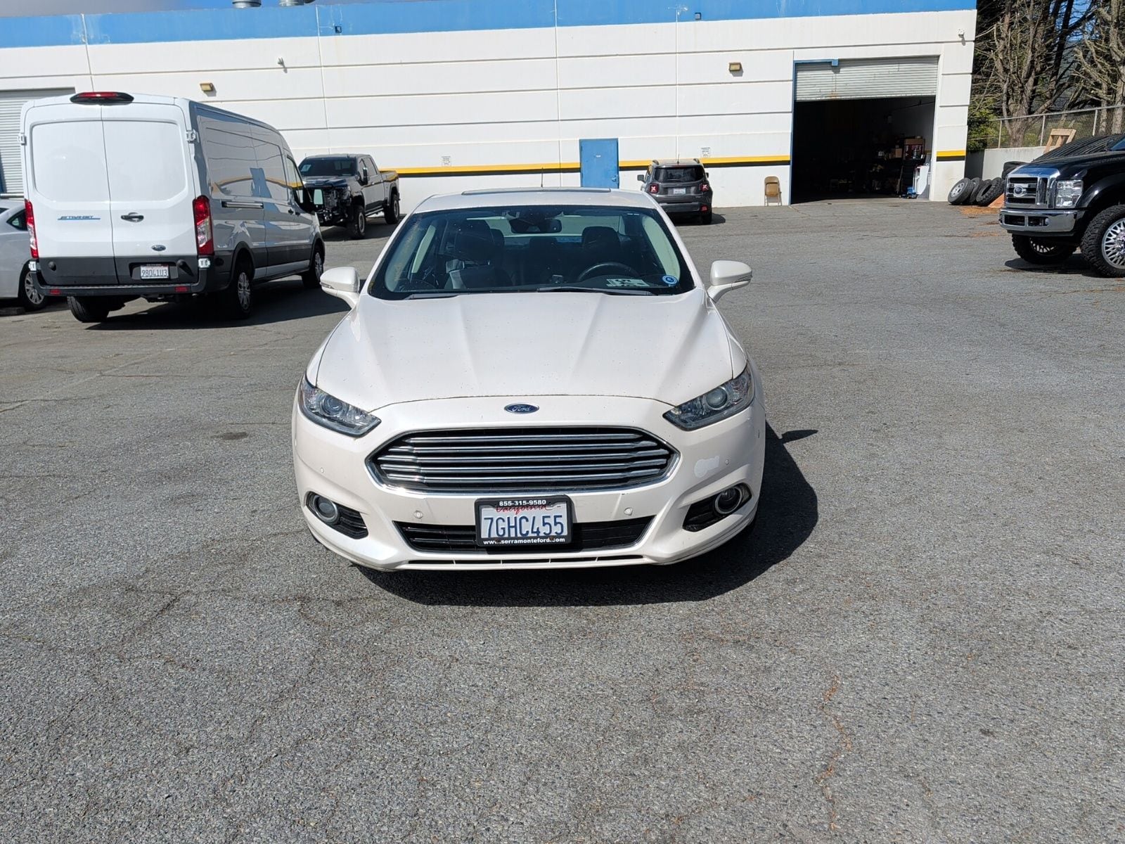 Used 2014 Ford Fusion Energi Titanium with VIN 3FA6P0SU8ER256714 for sale in Colma, CA