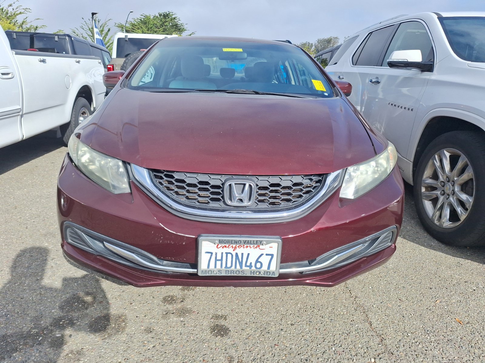 Used 2014 Honda Civic LX with VIN 19XFB2F58EE269431 for sale in Colma, CA