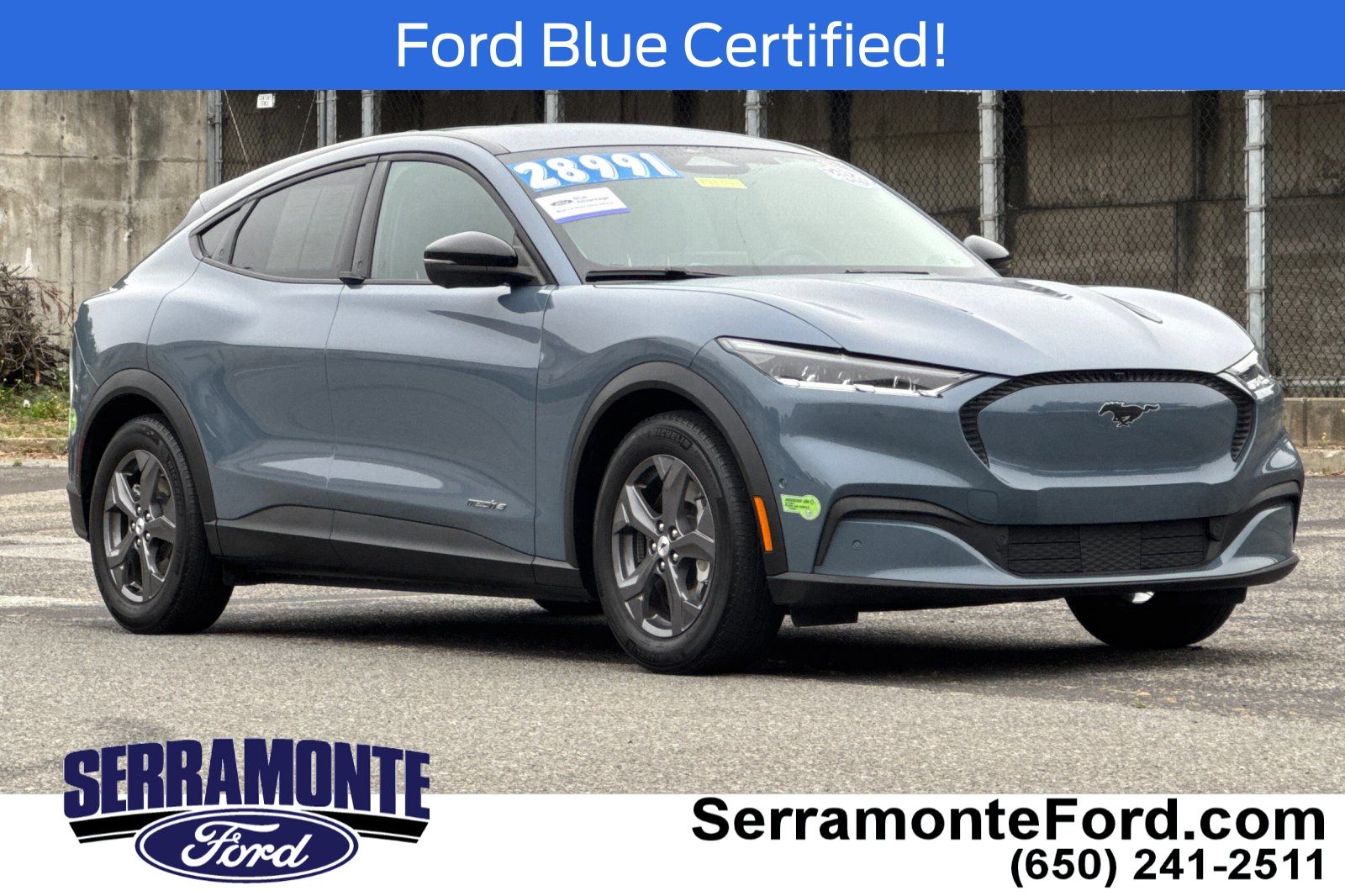 Certified 2023 Ford Mustang Mach-E Select RWD with VIN 3FMTK1RM9PMA30846 for sale in Colma, CA