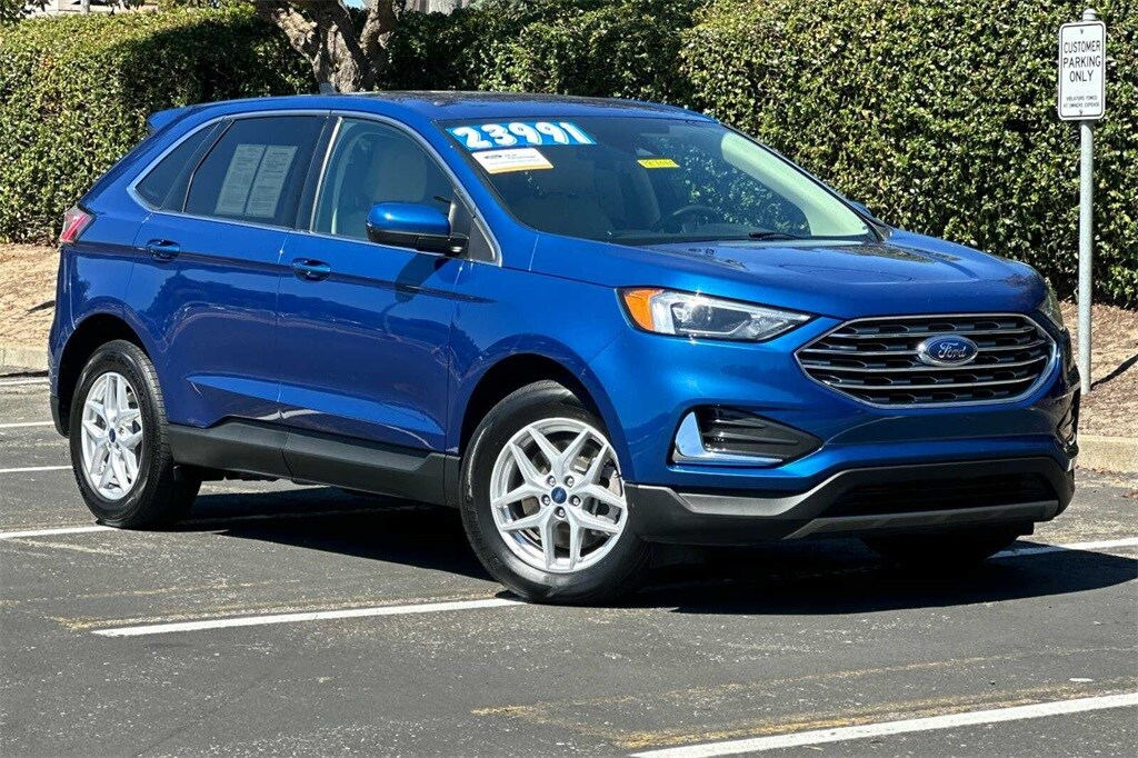 Certified 2022 Ford Edge SEL with VIN 2FMPK4J96NBA99583 for sale in Colma, CA