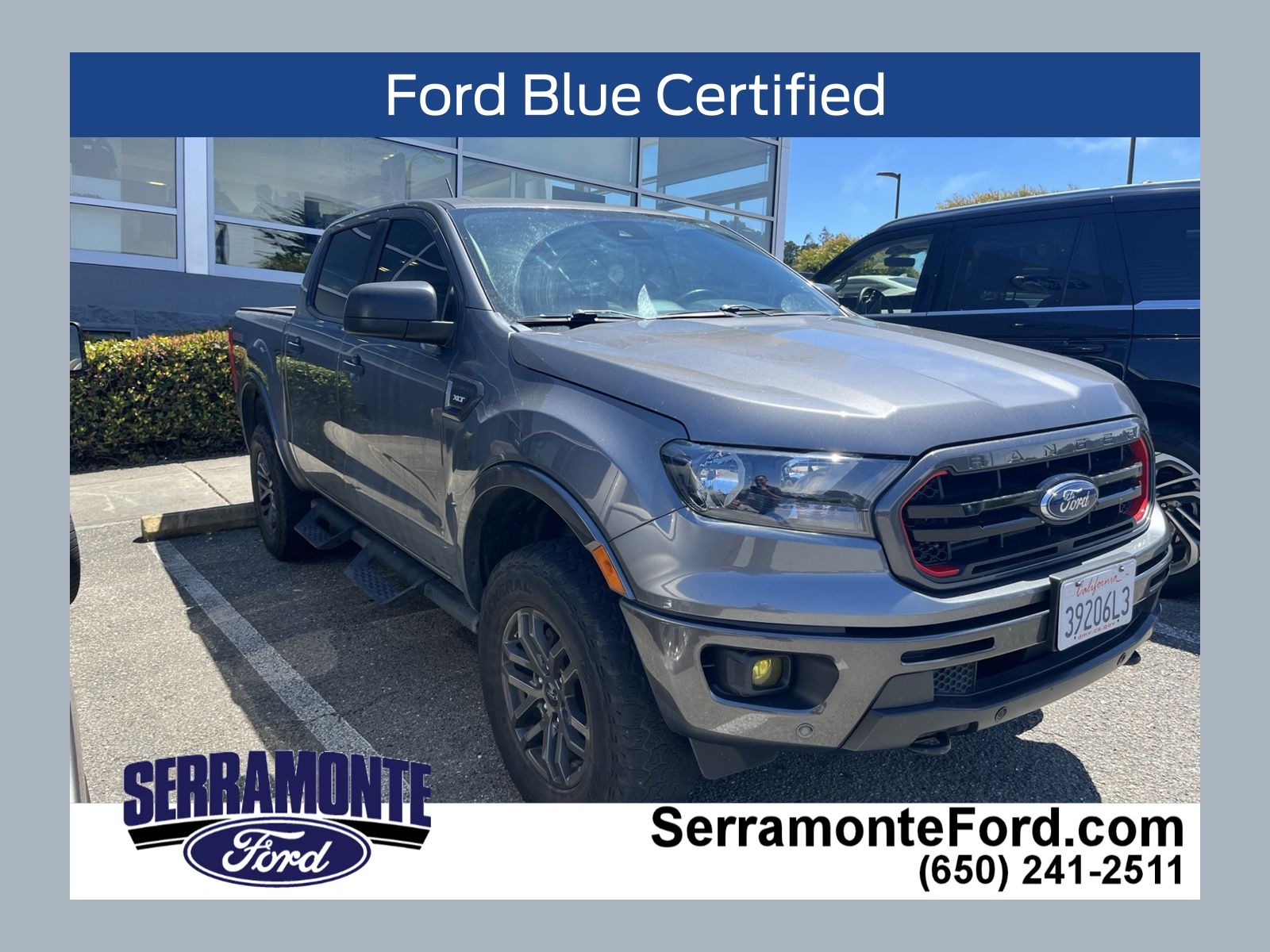 Carbonized Gray Metallic 2021 Ford Ranger Pickup Truck Four-Wheel Drive Automatic