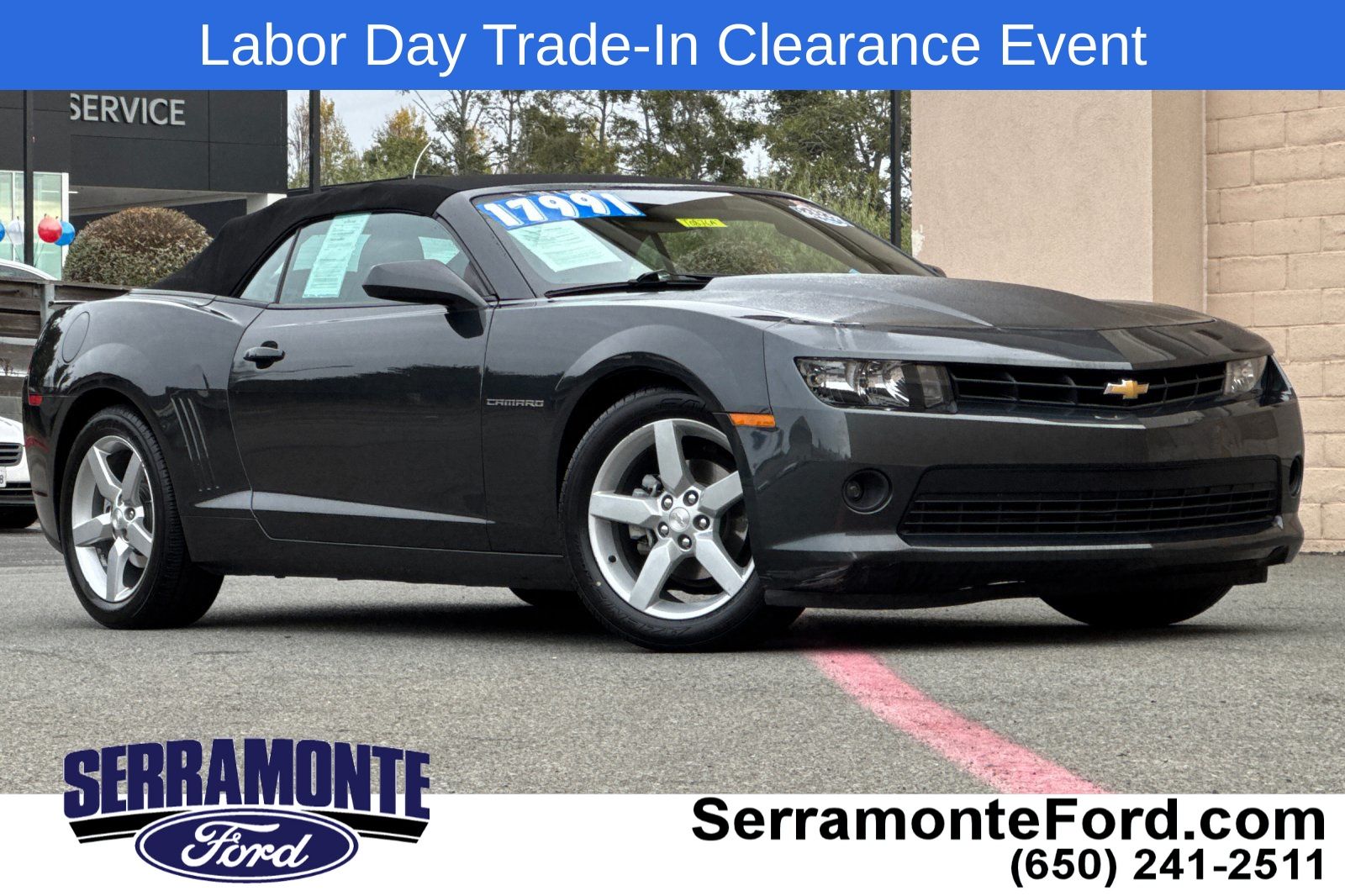  2015 Chevrolet Camaro 2LT Convertible RWD   