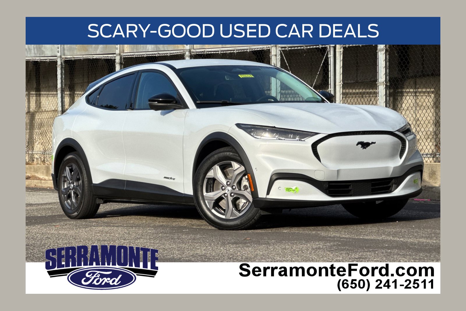 Certified 2023 Ford Mustang Mach-E Select RWD with VIN 3FMTK1RM6PMA46101 for sale in Colma, CA