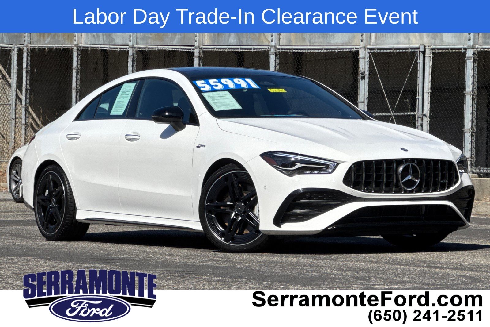 Polar White 2026 Mercedes-Benz CLA Coupe All-Wheel Drive 8-Speed Automatic