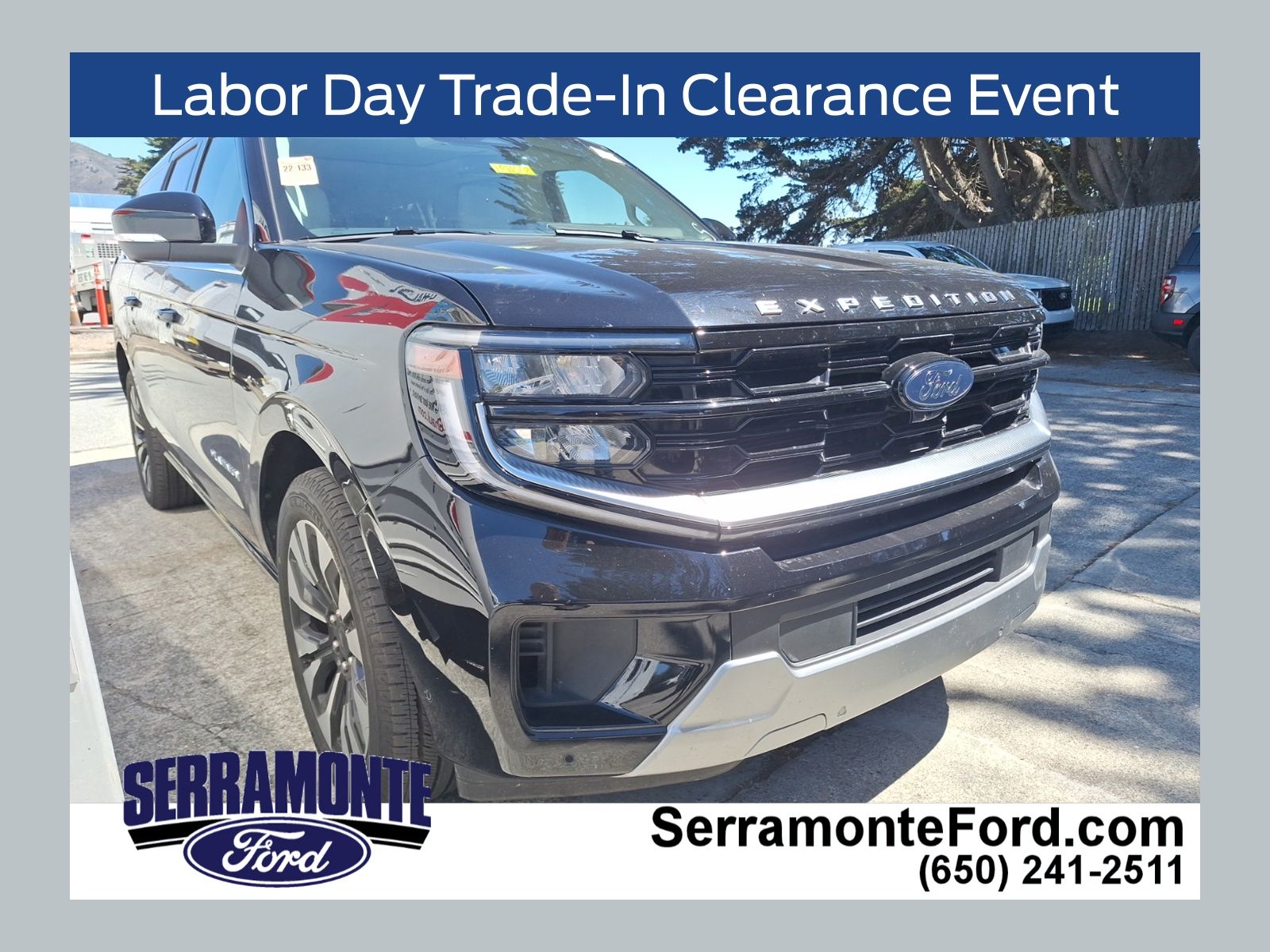Agate Black 2025 Ford Expedition SUV / Crossover Four-Wheel Drive Automatic