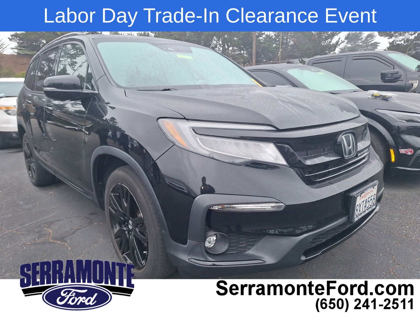 Crystal Black Pearl 2021 Honda Pilot SUV / Crossover All-Wheel Drive 9-Speed Automatic