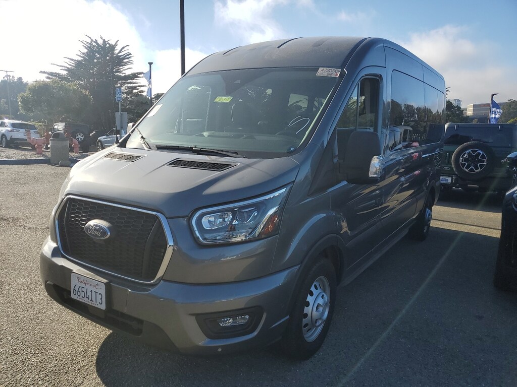 Certified 2023 Ford Transit-350 Passenger XLT /15 Passenger Seat Wagon Medium Roof Van