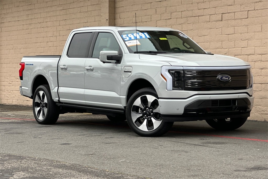 Certified 2023 Ford F-150 Lightning Platinum with VIN 1FT6W1EV2PWG10931 for sale in Colma, CA