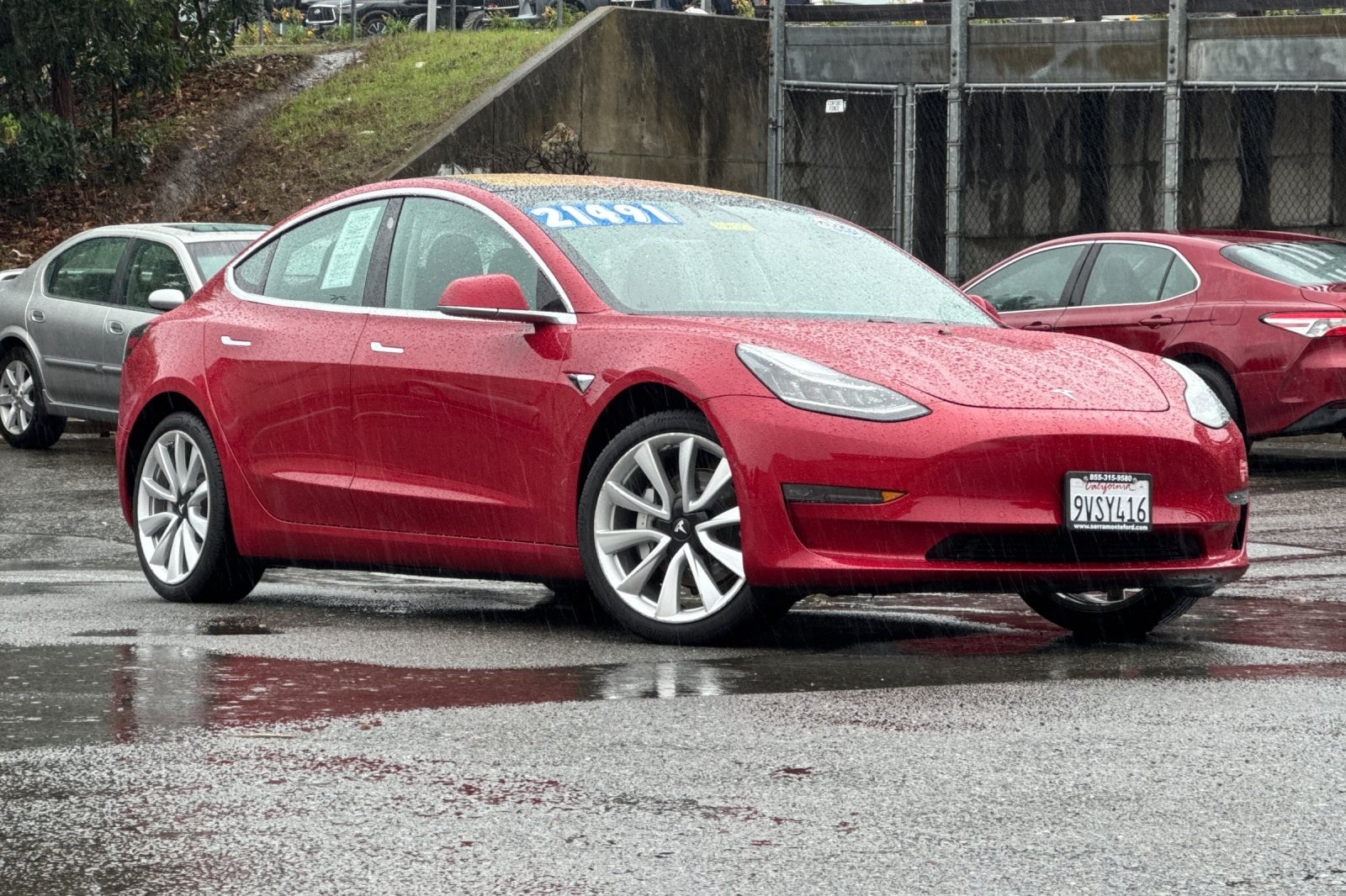 Used 2018 Tesla Model 3 Long Range with VIN 5YJ3E1EA9JF048797 for sale in Colma, CA