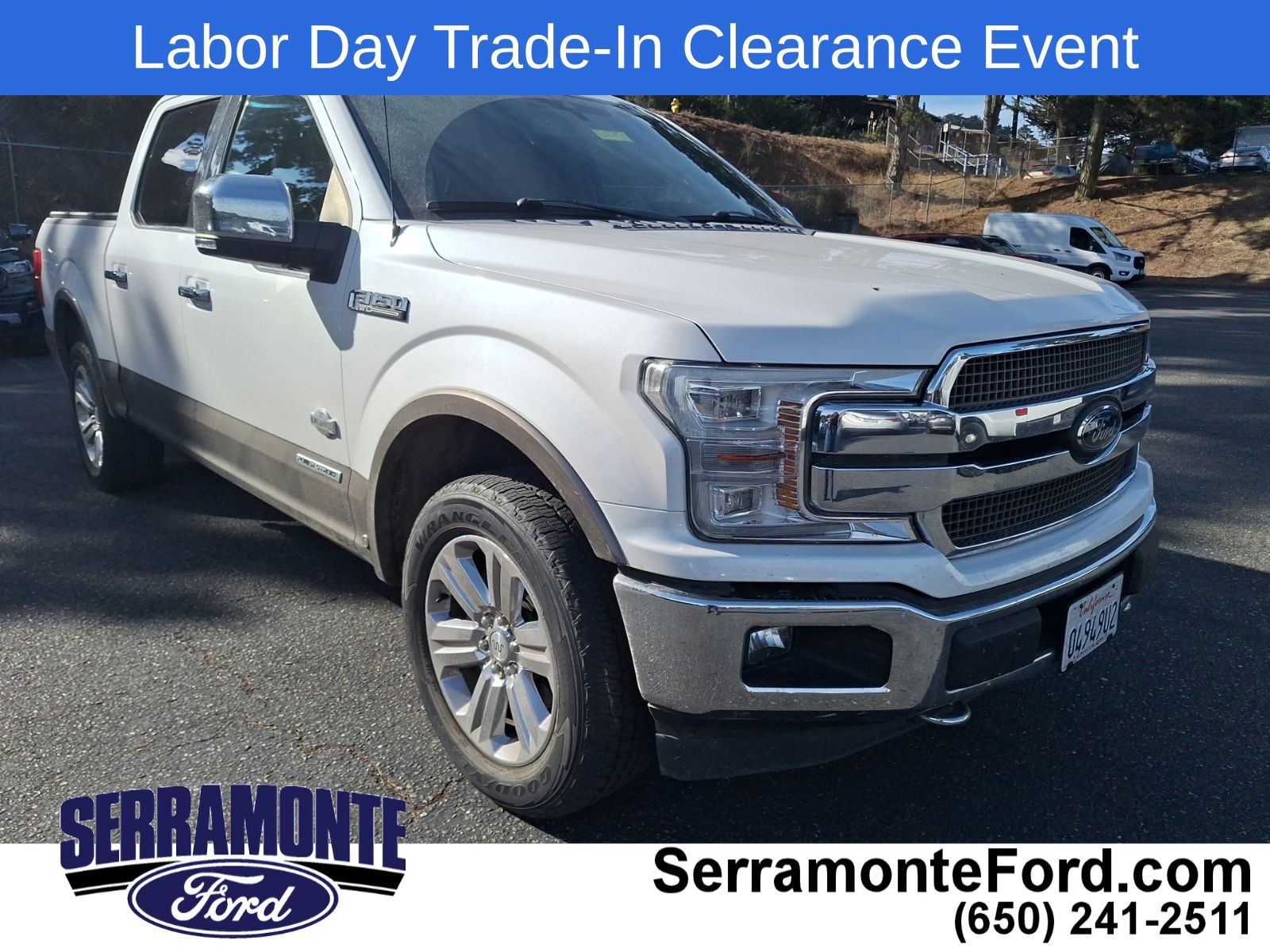 Oxford White 2018 Ford F-150 Pickup Truck Four-Wheel Drive Automatic