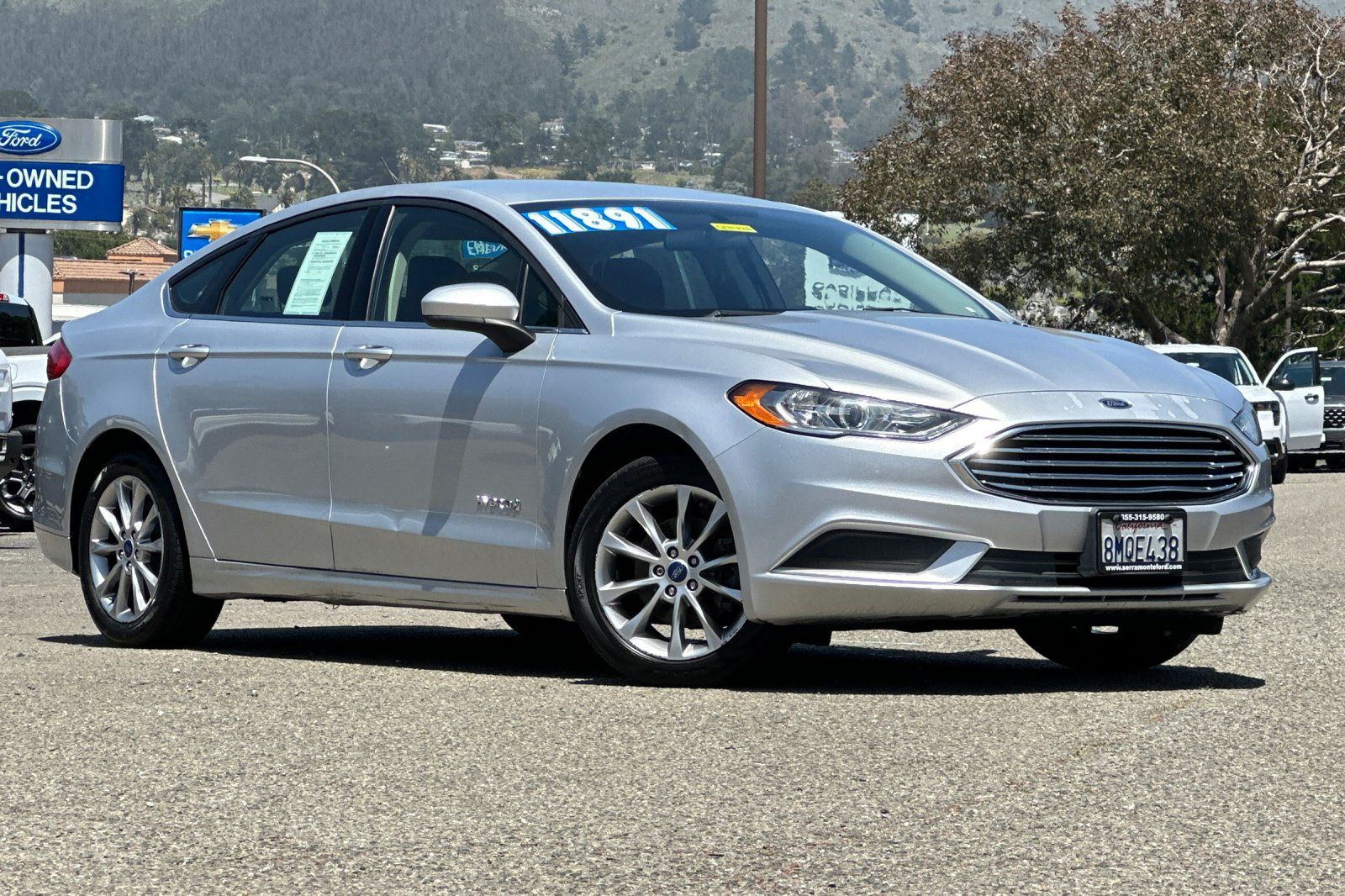 Used 2017 Ford Fusion Hybrid SE with VIN 3FA6P0LUXHR258404 for sale in Colma, CA