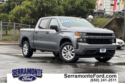 2021 Chevrolet Silverado 1500 Custom Truck Crew Cab 3GCPYBEK6MG286094