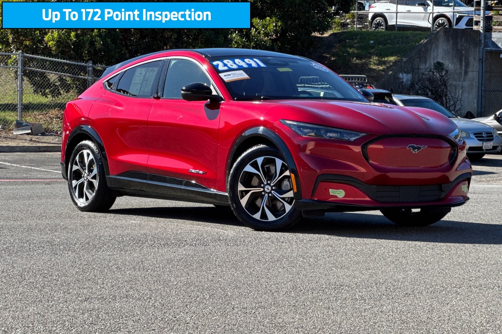 Certified 2022 Ford Mustang Mach-E Premium AWD with VIN 3FMTK3SU7NMA49608 for sale in Colma, CA