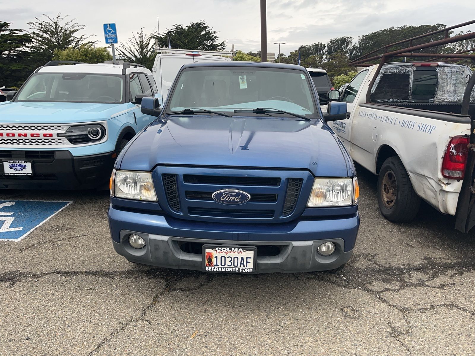 Used 2010 Ford Ranger Sport with VIN 1FTKR4EE2APA10290 for sale in Colma, CA