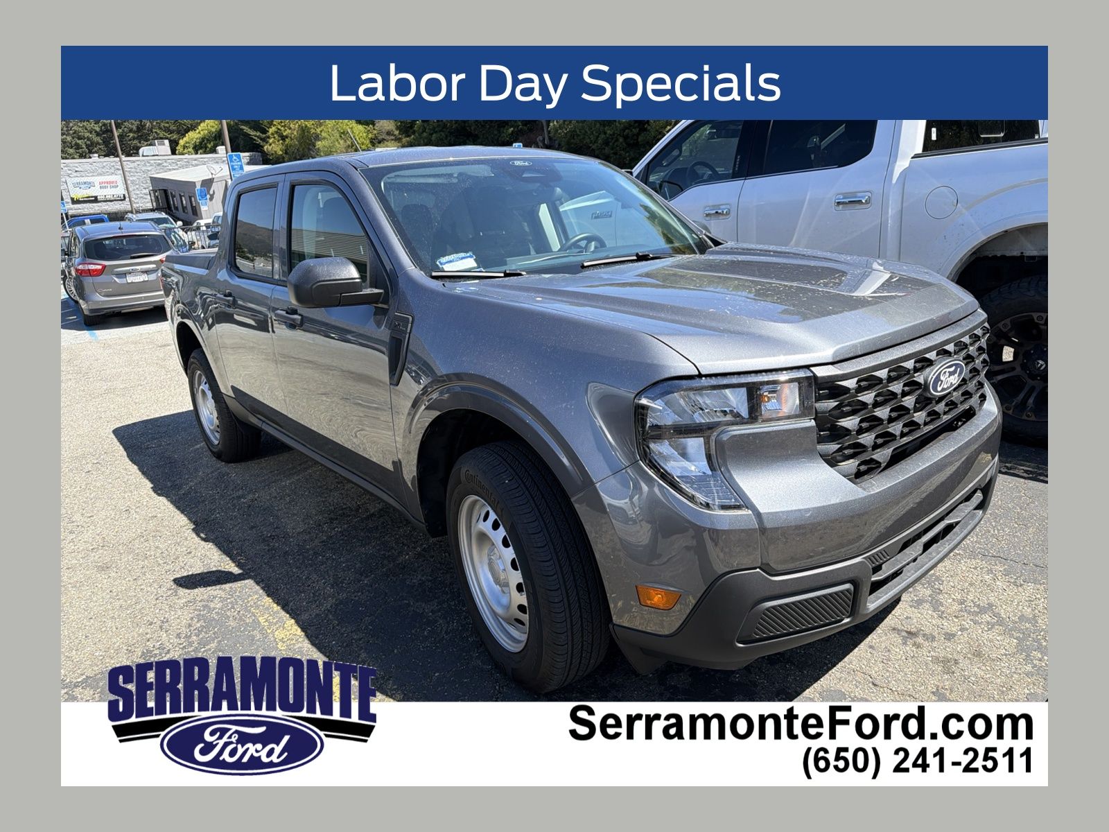 Carbonized Gray Metallic 2026 Ford Maverick Pickup Truck Front-Wheel Drive Continuously Variable Transmission